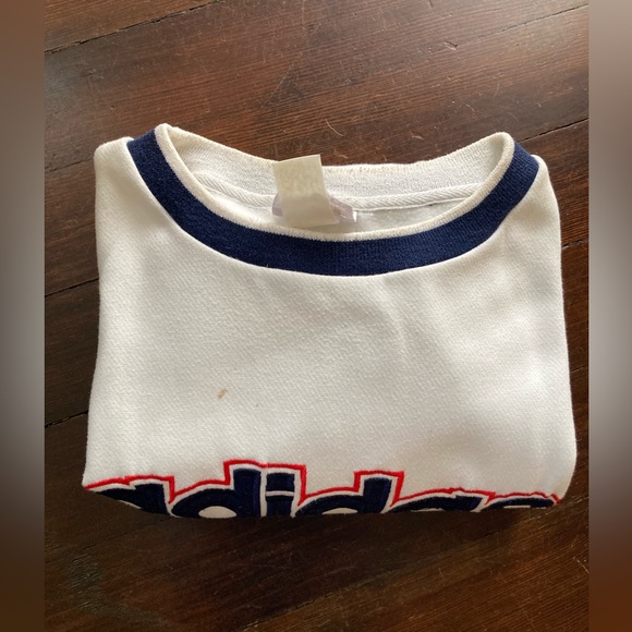 VINTAGE PRE-OWNED 1980’s ADIDAS CREWNECK MULTICOLOR COLOR BLOCK AMAZING CONDISH - Picture 16 of 16